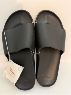Archie’s Unisex Black Slide Arch Support Sandals Footbed Comfort Men’s Size 14